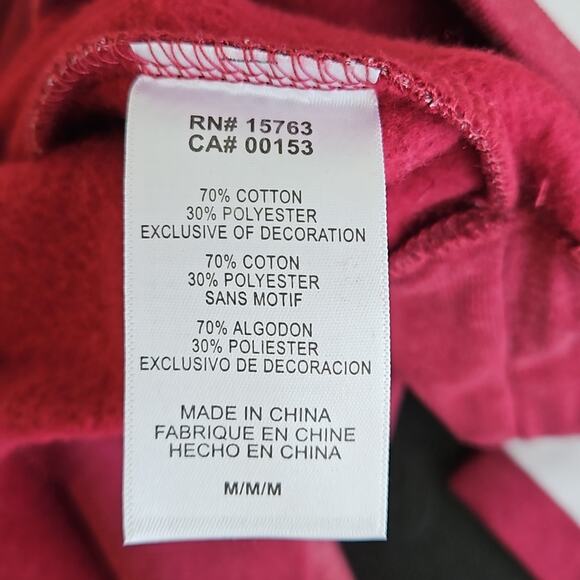 Champion x Stanford University Quater Zip Pullover Red Sweatshirt | Women's M - Picture 11 of 14